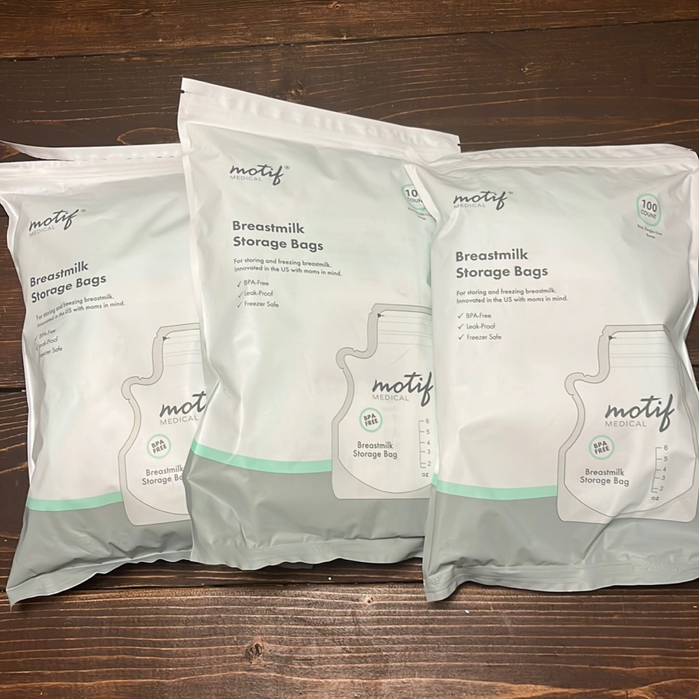 Motif Breastmilk Storage Bags- 300 count